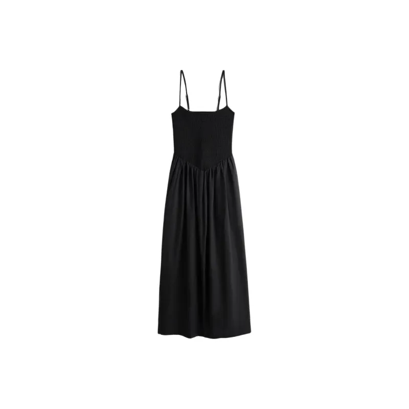 Abercrombie＆Fitch Slip Dress Women's Black-0