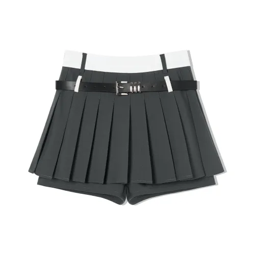 LA CRAWFISH 여성 캐주얼 숏 스커트