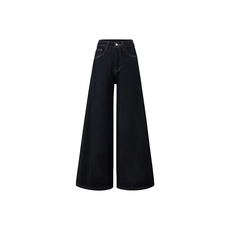 FAIRWHALE Jeans Women's Dark Blue-0