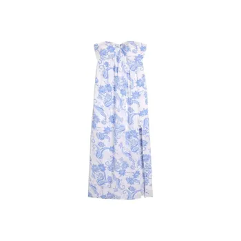 Hollister Sleeveless Dress Women's Blue All Over Print