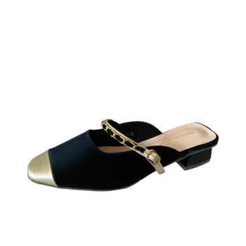 BBMTR Closed Toe Slippers Women's Black
