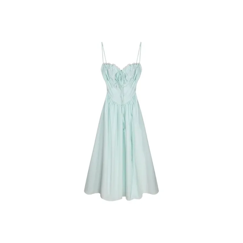 SECFLY OFFICIAL Slip Dress Women's Mint Green-0