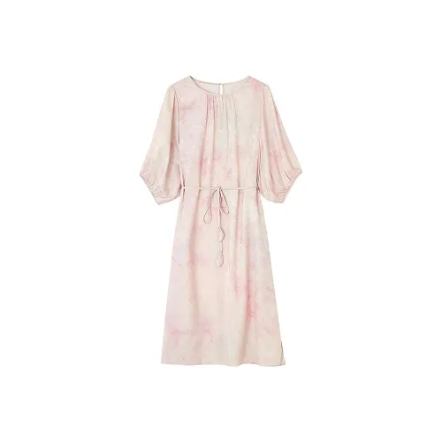 【dme】 Short Sleeved Dress Women's