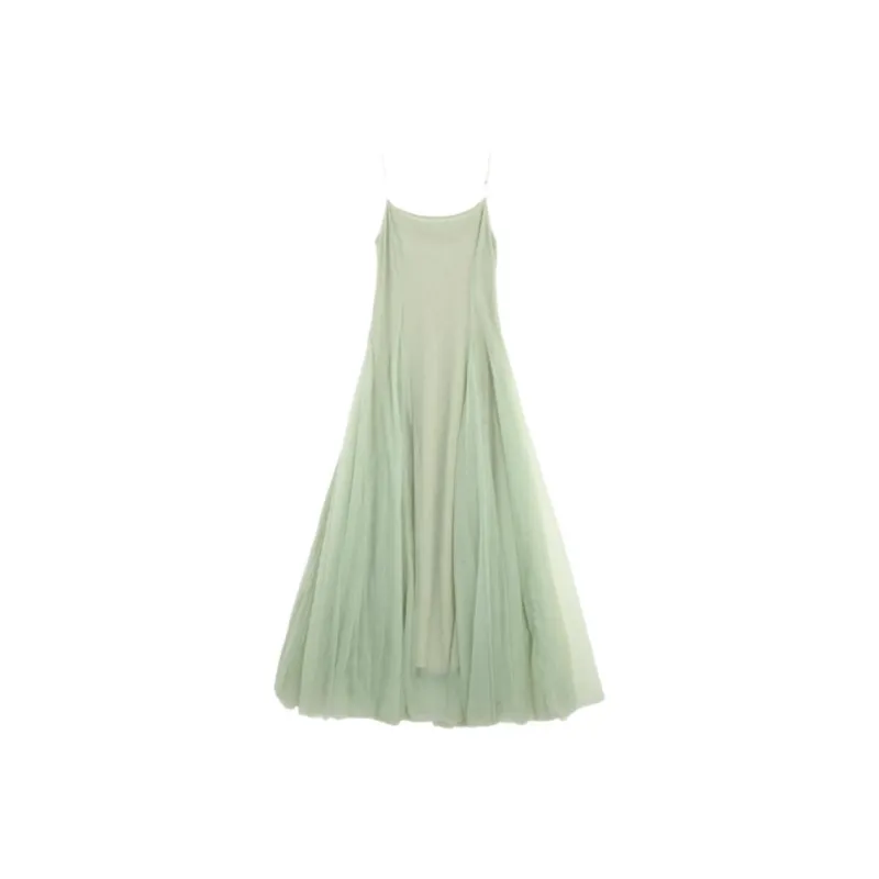 PAIN OR PLEASURE Slip Dress Women's Green-0