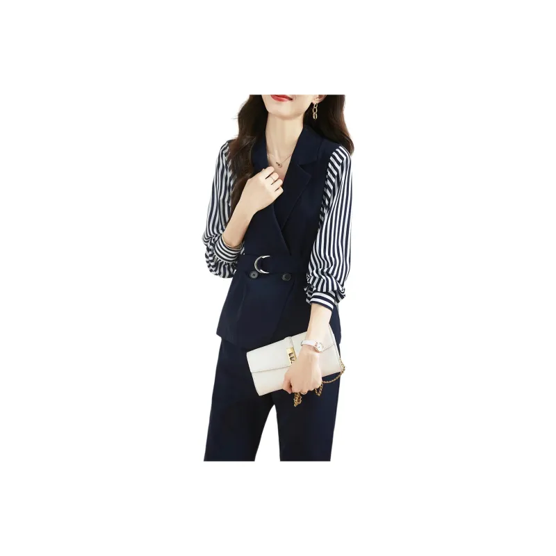 XWI Casual Suit Women's Navy Blue-0