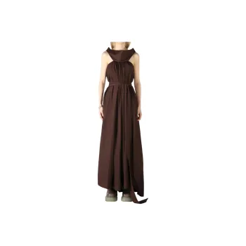RICK OWENS Abito Chalice Gown Mahogany