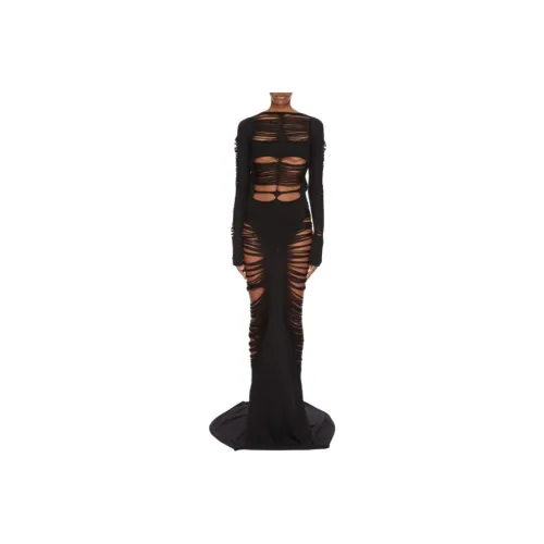 RICK OWENS/RO Long Sleeved Dress Women's Black