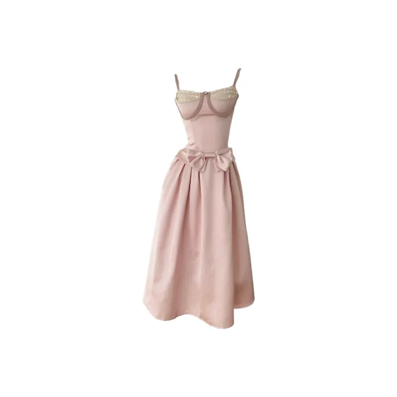 BEAUTIFUL CONFESSION Slip Dress Women's Pink-0