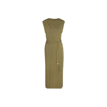 BARBOUR FW24 Sleeveless Dress Women's Khaki