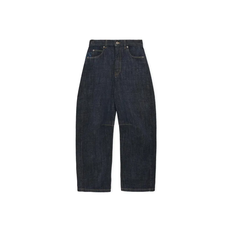 LOEWE Anagram SS25 Women's Pre Selection Collection Jeans Women's Indigo-0