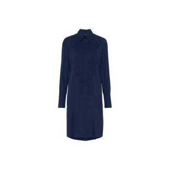 MARNI Collared Long-Sleeve Shirt Dress