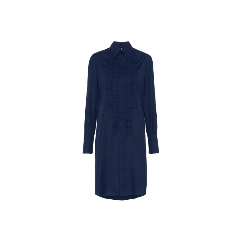 MARNI Collared Long-Sleeve Shirt Dress-0