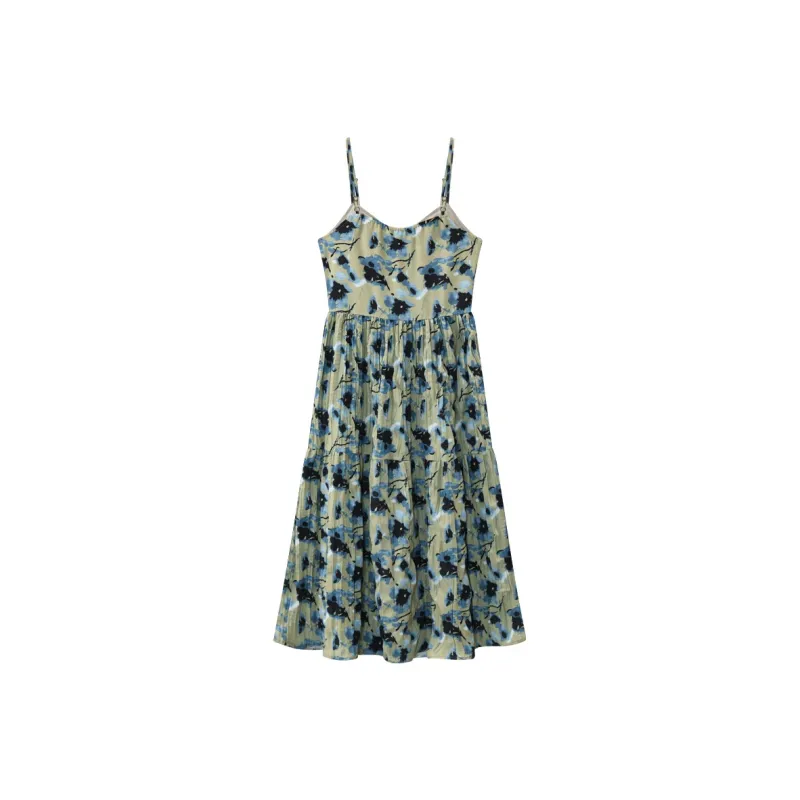 KUHNMARVIN Slip Dress Women's Forest Floral-0