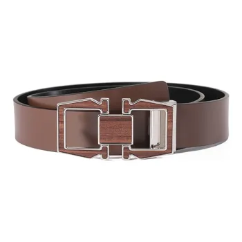FERRAGAMO Leather Belts Men's 3cm