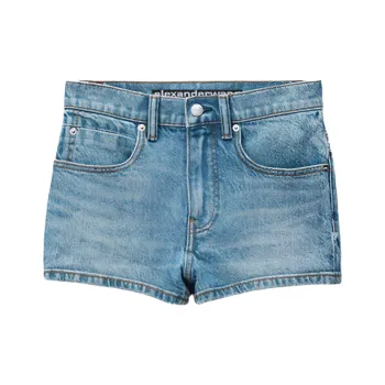 Alexander Wang Denim Shorts Women's Vintage Light Indigo