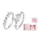 Sweetheart Princess 💗 Bestie Couple Rings[Dreamy Castle Box]