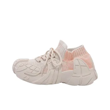 SNXR Breathable Quick Dry Low Top Chunky Sneakers Women's Beige