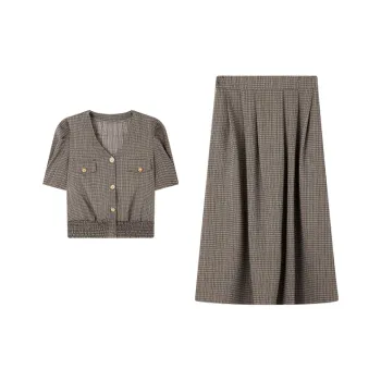 LOUISY AO Skirt Set Women's Gray+Gray