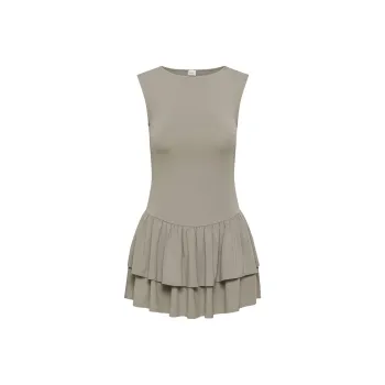 ARITZIA Wilfred Bloomsbury Dress Sleeveless Dress Women's Modern Taupe/Taupe