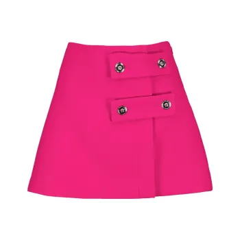 VERSACE Casual Short Skirts Women's Red