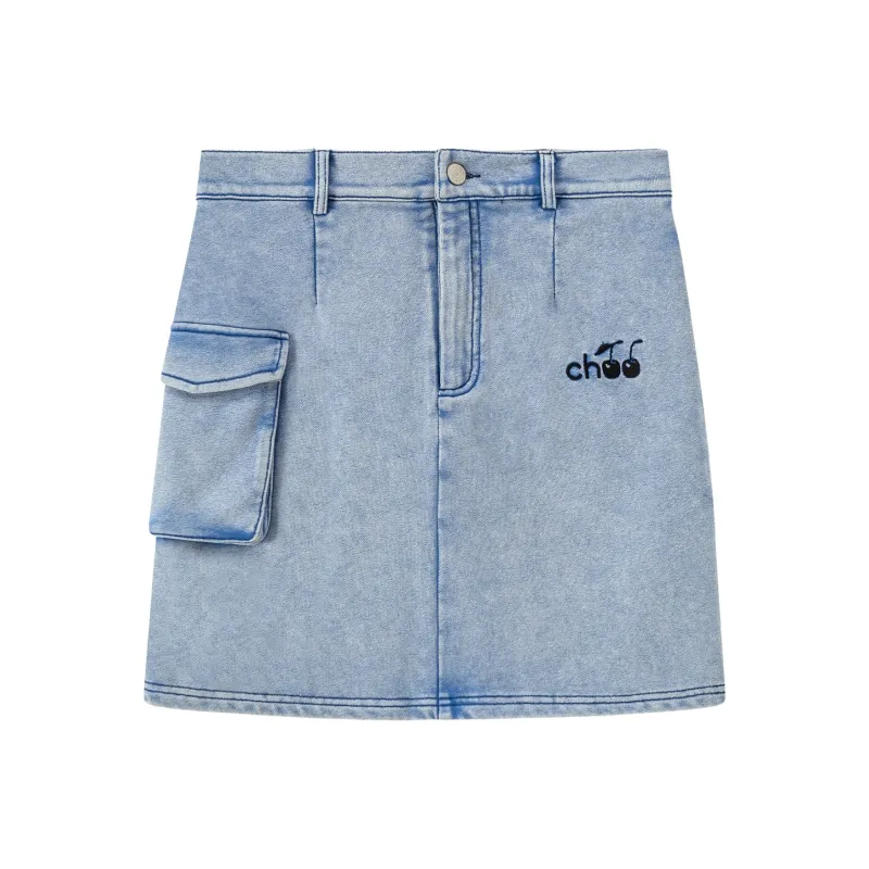 CHUU Denim Short Skirts Women's-0