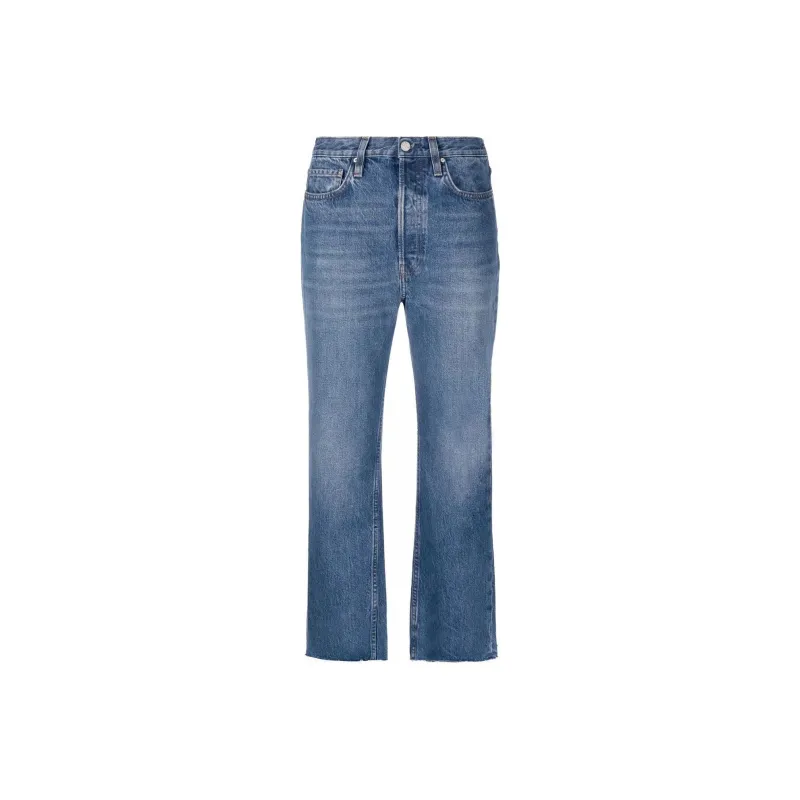 TOTEME Classic Straight Leg Jeans-0