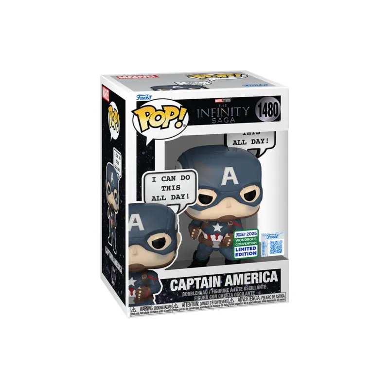 Funko Captain America 'I Can Fight All Day' Collector's Edition Chibi Figures-1