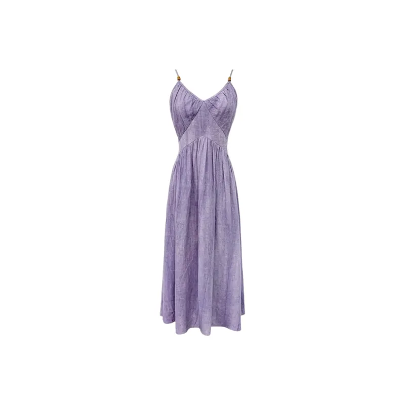 AURORA MUSE Slip Dress Women's Purple-0
