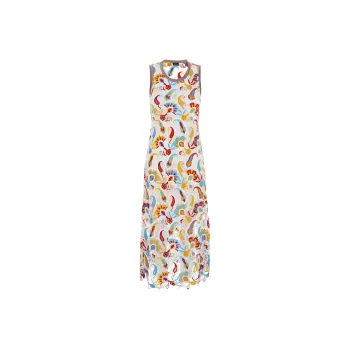 ETRO Floral lace Midi Dress