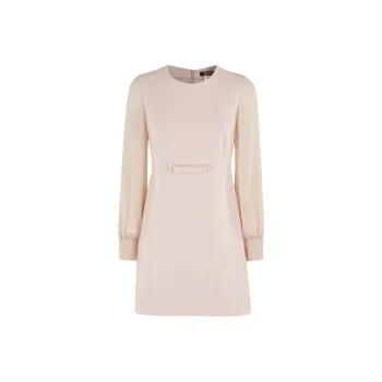 MaxMara Studio Ritmo Crewneck Long Sleeved Dress