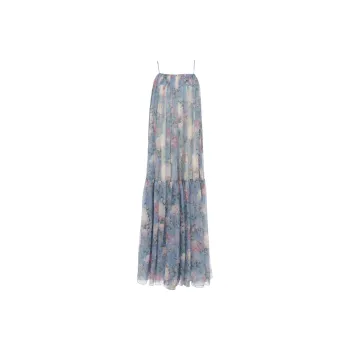 Chloé Sleeveless Silk Maxi Dress