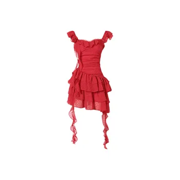 GTLA Slip Dresses Women's Red