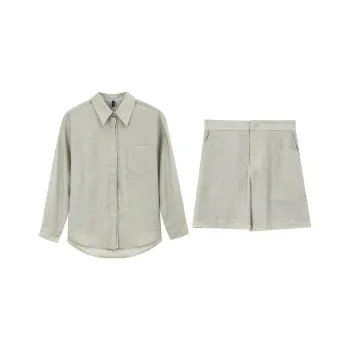 VIMLY Casual Suit Women's Light Green