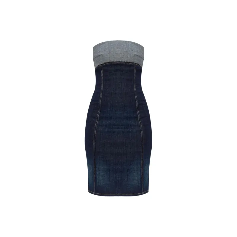 DSQUARED 2 Upside Denim Mini Dress-0