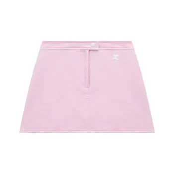 COURREGES Vinyl Reedition Skirt 'Rose'