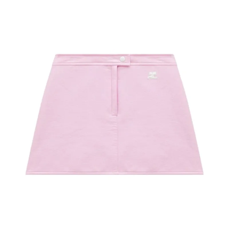 Courrèges Vinyl Reedition Skirt 'Rose'-0