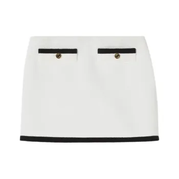 GUCCI Tweed Skirt 'Off White'