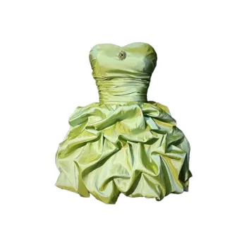 Mu Xiao Xin Sleeveless Dress Women's Green