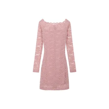 ABBY GODDESS Long Sleeved Dresses Women's Pink