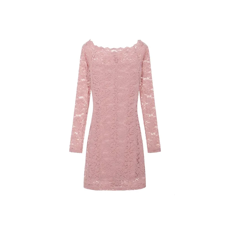 ABBY GODDESS Long Sleeved Dresses Women's Pink-0