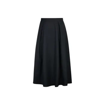 3COLOUR Casual Long Skirts Women's Black