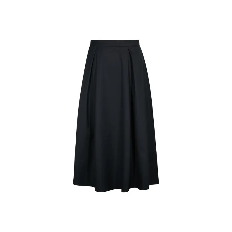 3COLOUR Casual Long Skirts Women's Black-0