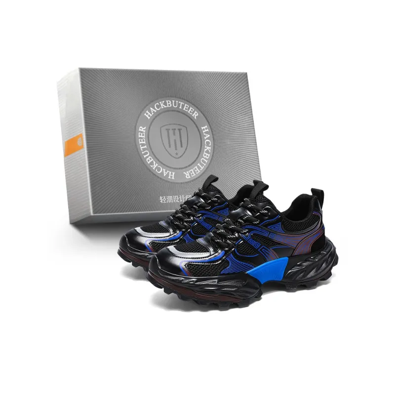 HACKBUTEER Low Top Chunky Sneakers Men's Box Included-5