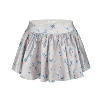 Barb Chill Casual Short Skirts Women's Ecru
