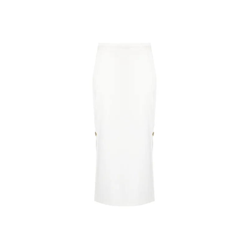 PINKO Casual Long Skirts Women's White-0