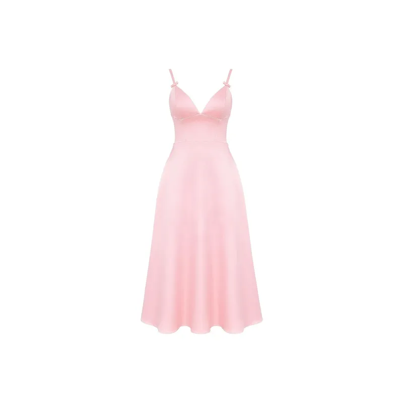 HOUSE OF CB Tiffany Slip Dresses Women's PINK/Pink-3
