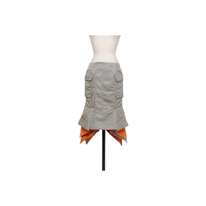Sacai Cargo Midi Skirt-0