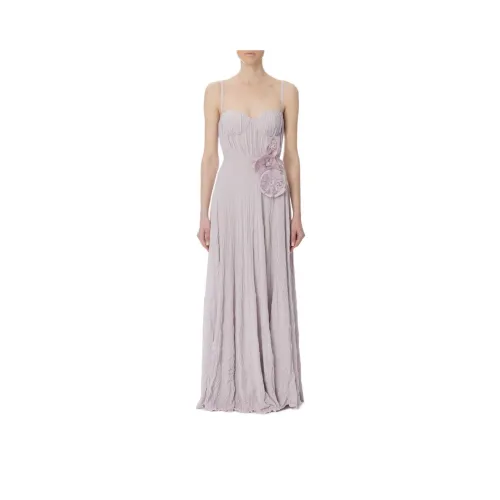 Elisabetta Franchi Flower embroidery Lurex Gown
