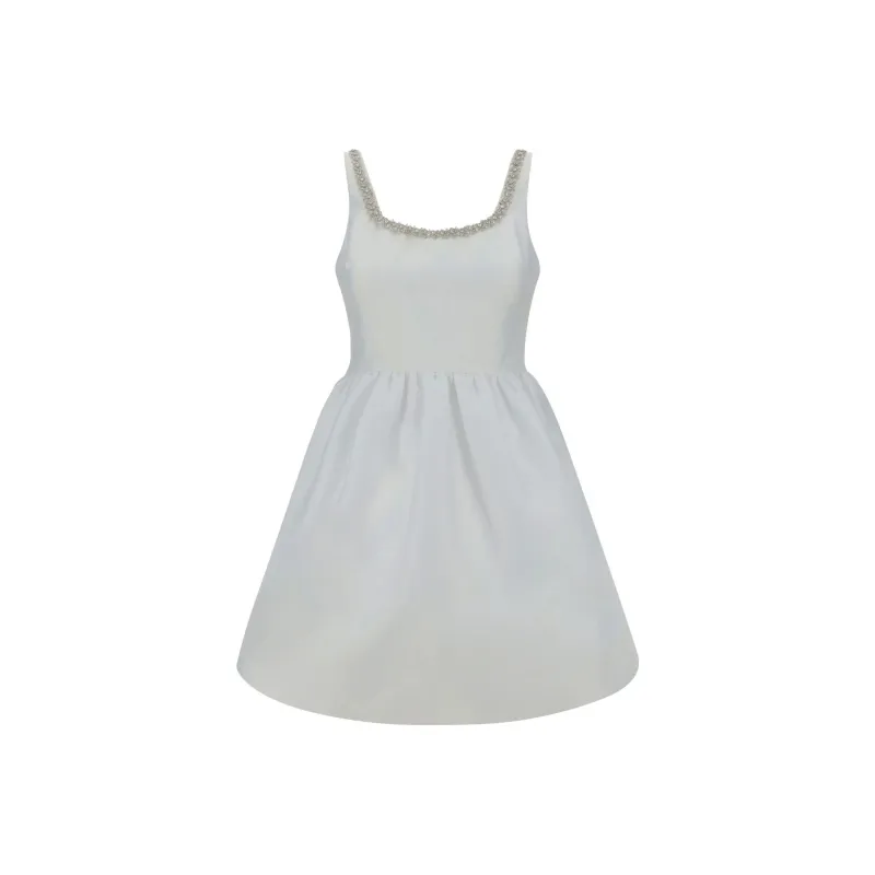 Self-portrait Taffeta Midi Dress-0