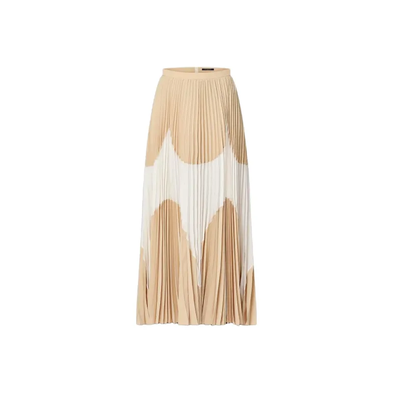 LOUIS VUITTON Casual Long Skirt Women's Beige-0